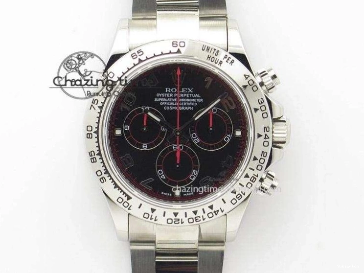 Edition 116622 Yacht-Master A2824 Noob Black Dial SS Best On Bracelet 0407